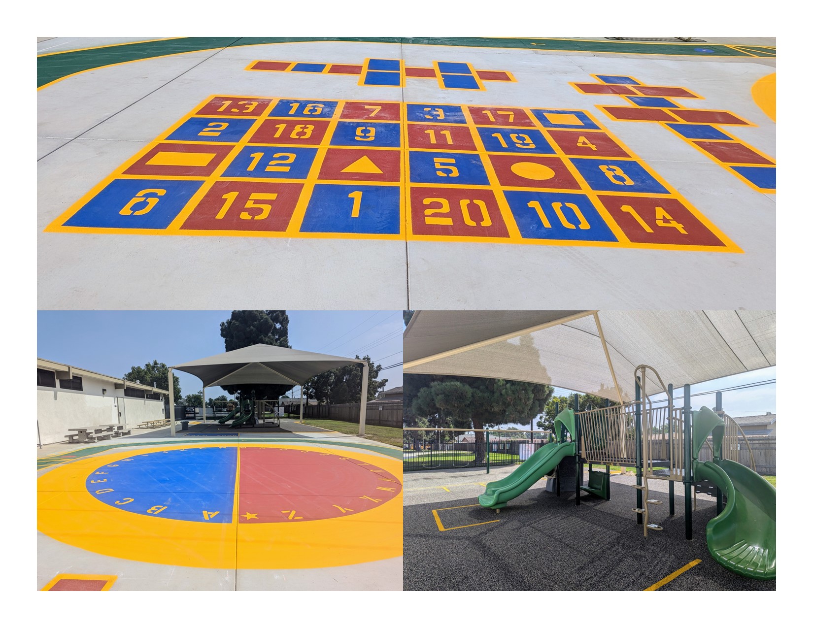 new paint on TK / Kinder Playground