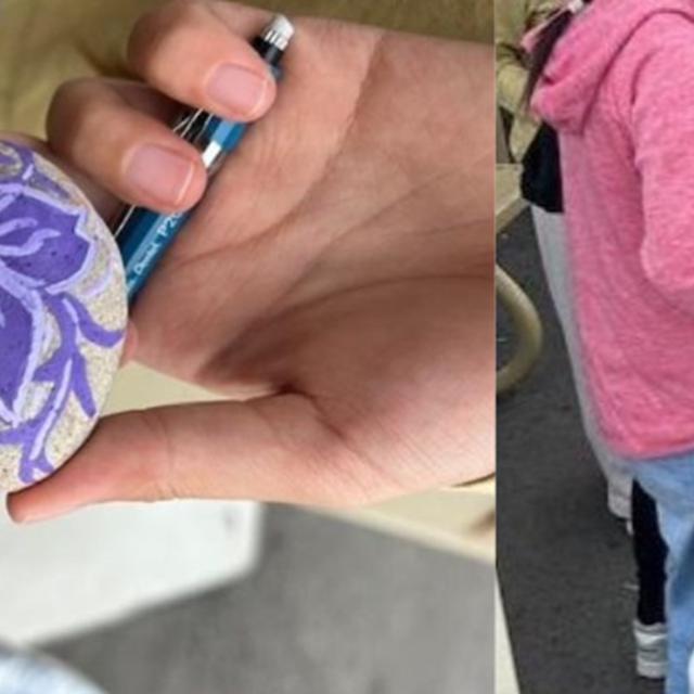 For Mental Health Awareness Week, scholars had the opportunity to participate in various crafts, such as rock painting,
