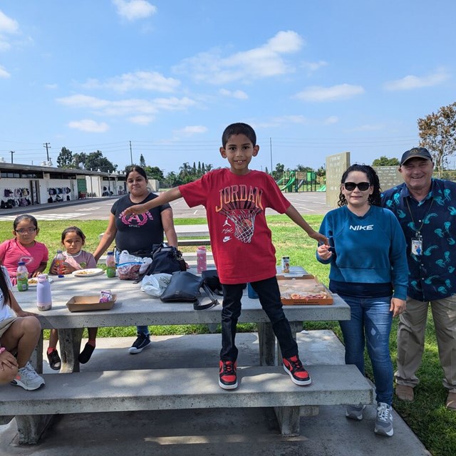 Family Picnic Lunch for Mrs. Lowe's Class